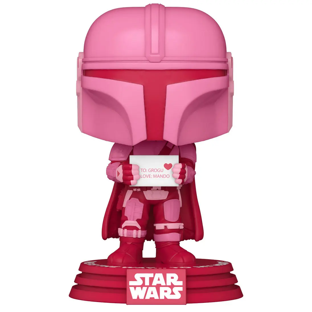 Star Wars Valentines POP! Star Wars Vinyl Figure The Mandalorian 9 cm termékfotó