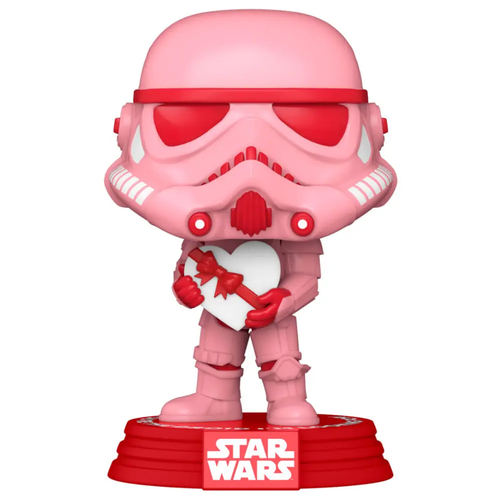 Star Wars Valentines POP! Star Wars Vinyl Figure Stormtrooper w/Heart 9 cm product photo