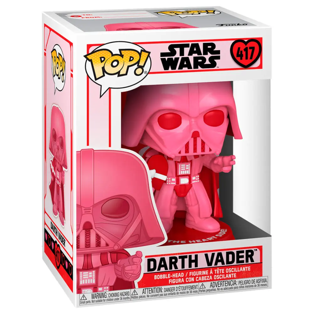 Star Wars Valentines POP! Star Wars Vinyl Figure Vader w/Heart 9 cm product photo