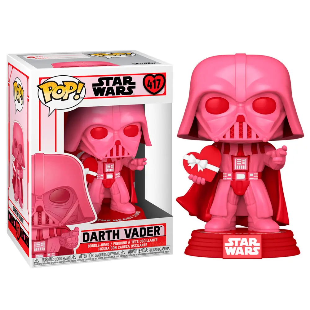 Star Wars Valentines POP! Star Wars Vinyl Figure Vader w/Heart 9 cm product photo