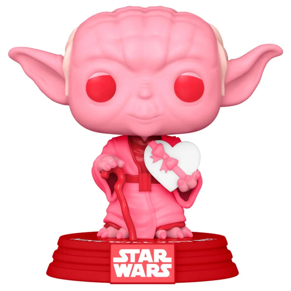 Star Wars Valentines POP! Star Wars Vinyl Figure Yoda w/Heart 9 cm product photo