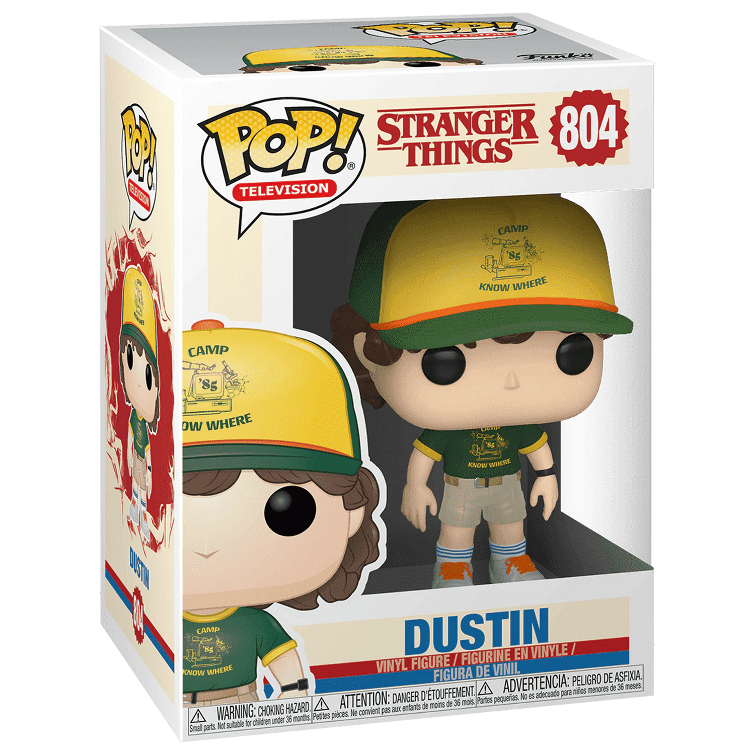 Stranger Things POP! TV Vinyl Figure Dustin (At Camp) 9 cm product photo