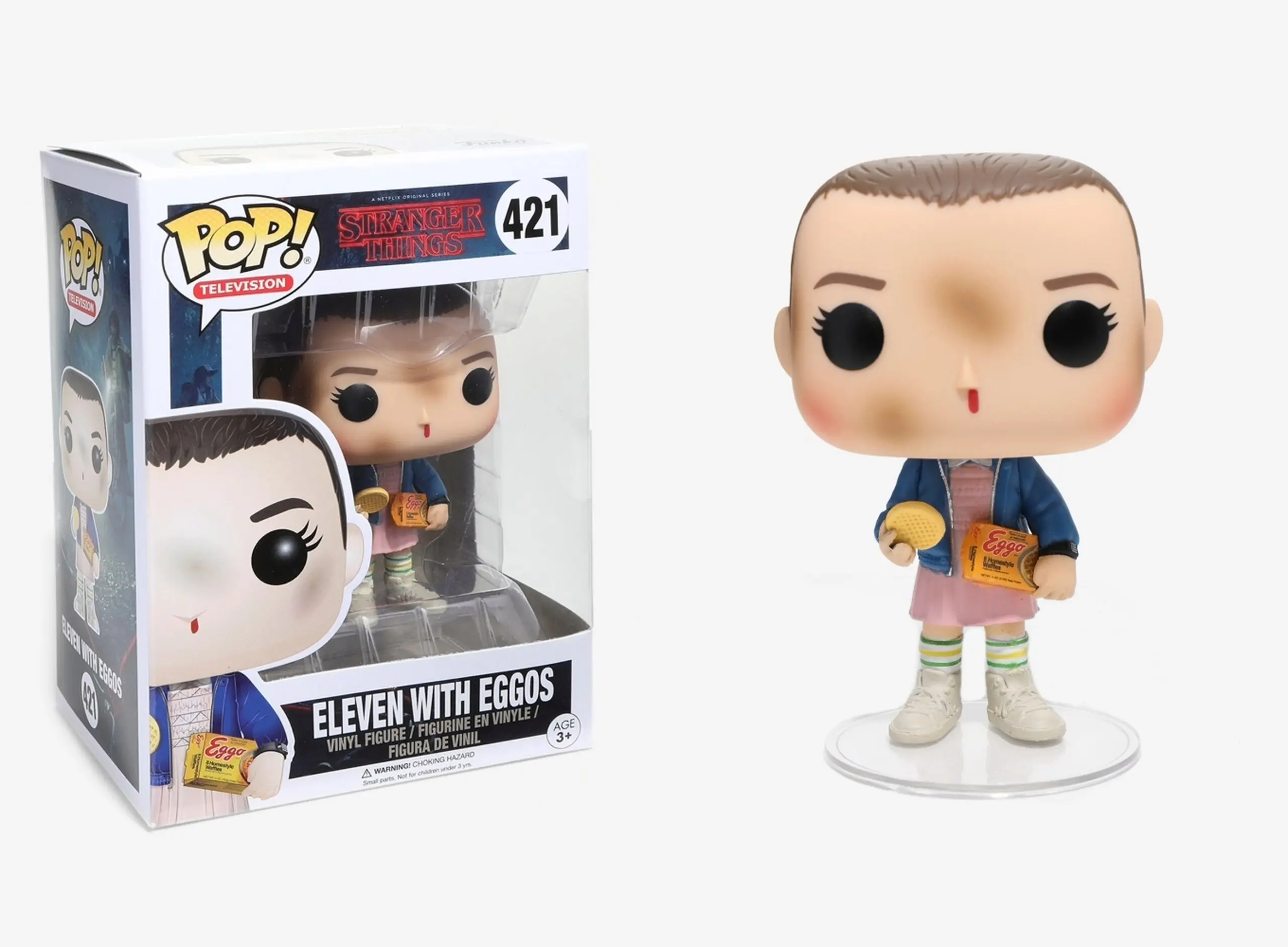 POP figure Stranger Things Eleven with Eggos product photo