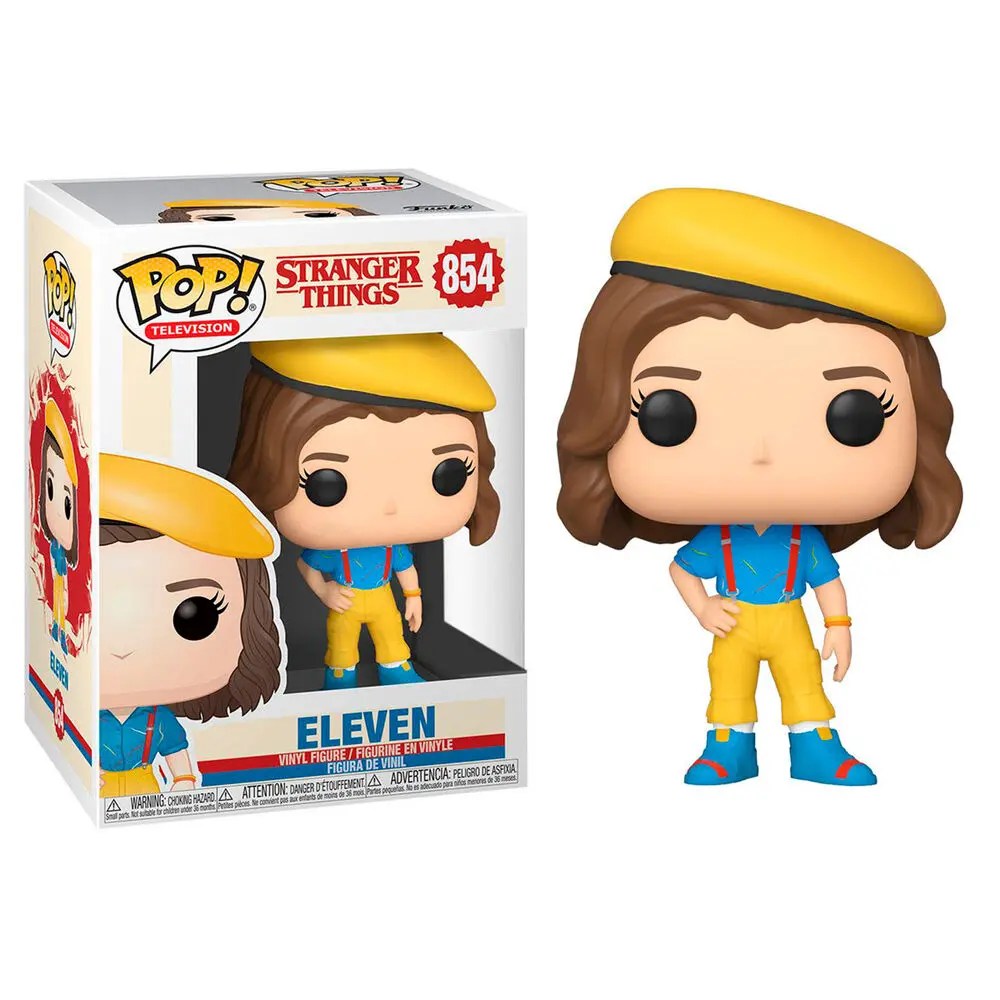 POP figure Stranger Things Eleven in Yellow Outfit Exclusive product photo