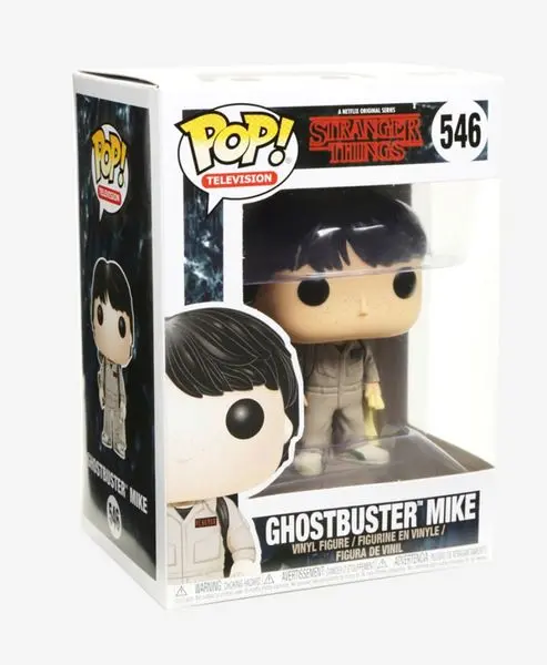 POP figure Stranger Things Ghostbuster Mike product photo