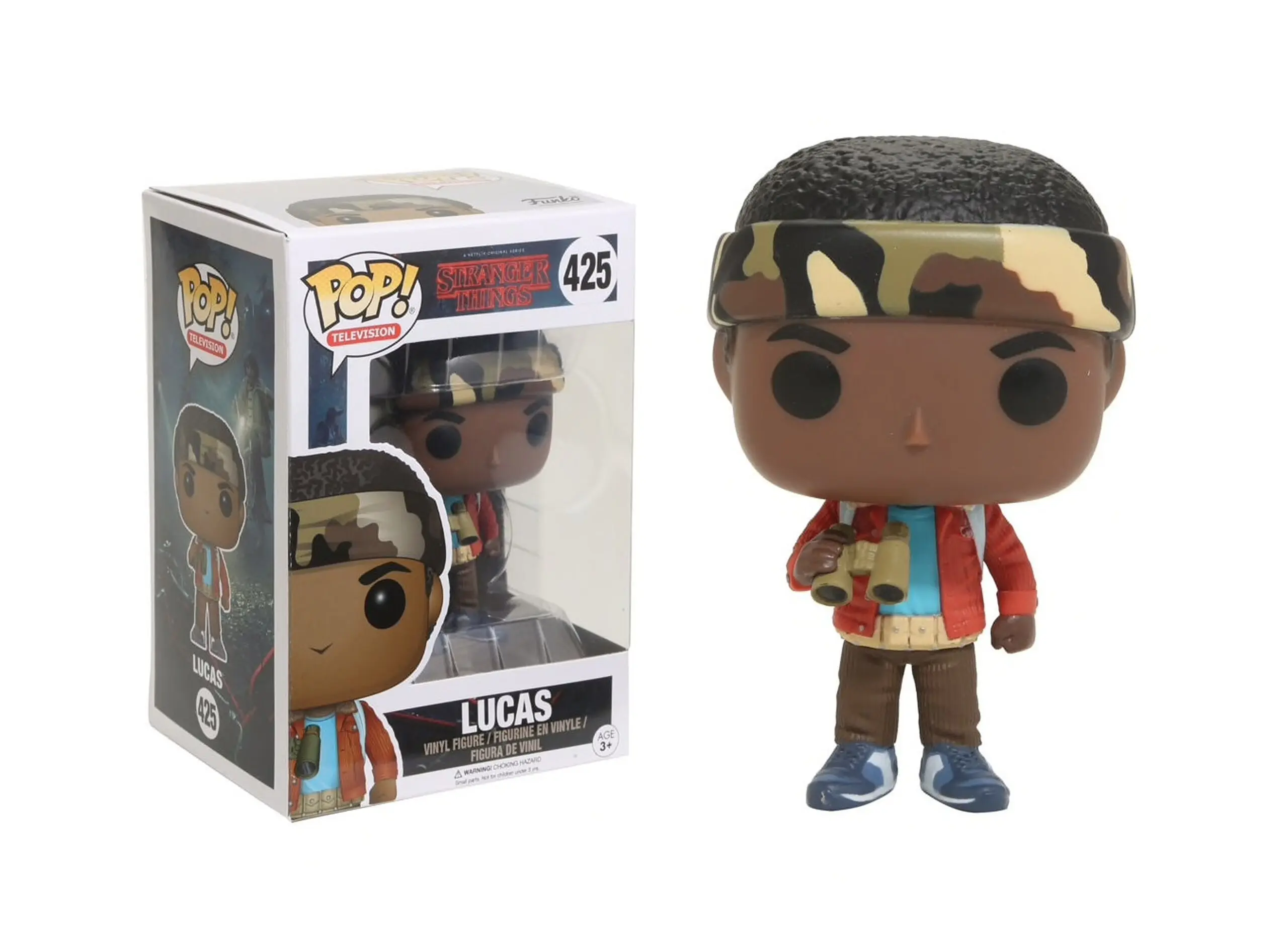 POP figure Stranger Things Lucas with Binoculars termékfotó