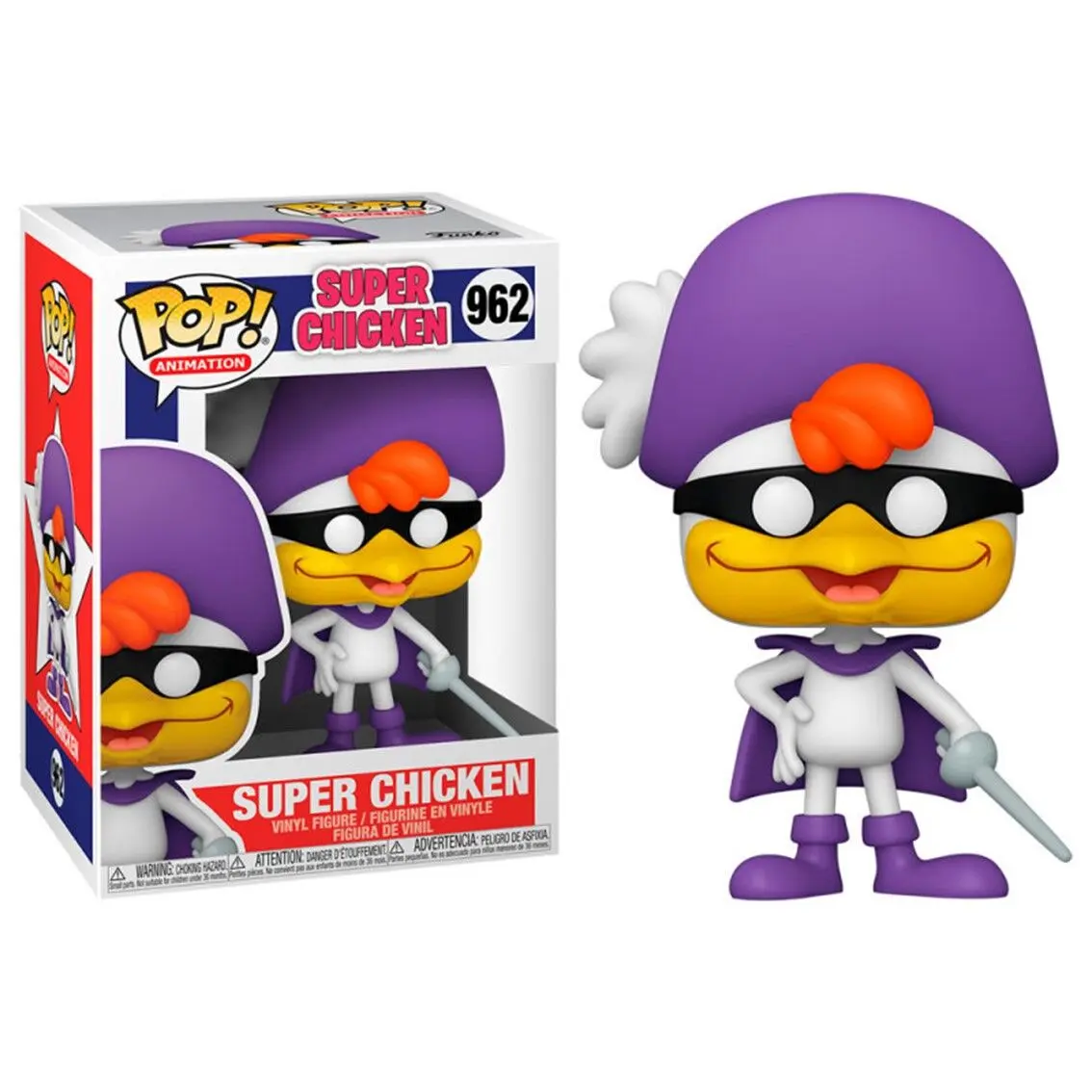 Super Chicken POP! Animation Vinyl Figure Super Chicken 9 cm product photo
