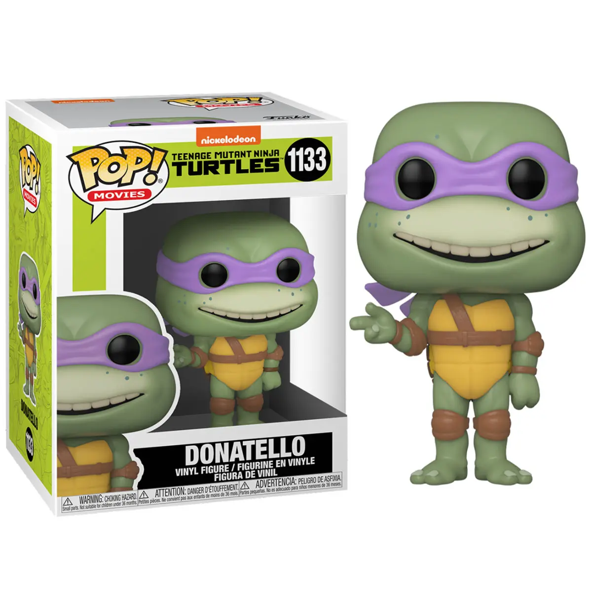 Teenage Mutant Ninja Turtles POP! Movies Vinyl Figure Donatello 9 cm termékfotó