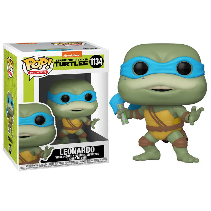 Teenage Mutant Ninja Turtles POP! Movies Vinyl Figure Leonardo 9 cm termékfotó