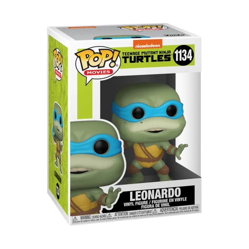 Teenage Mutant Ninja Turtles POP! Movies Vinyl Figure Leonardo 9 cm product photo