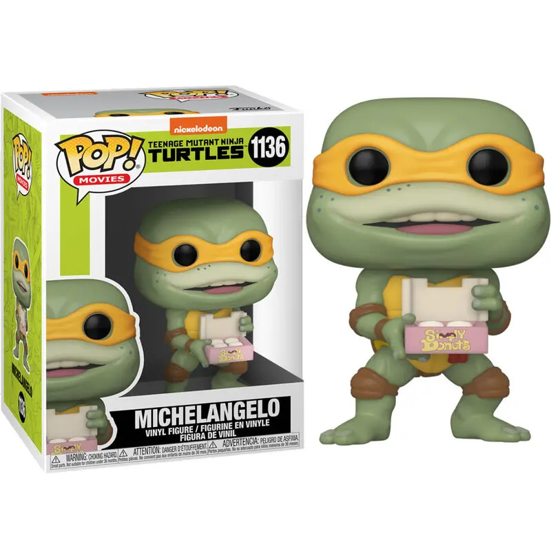 Teenage Mutant Ninja Turtles POP! Movies Vinyl Figure Michaelangelo 9 cm product photo