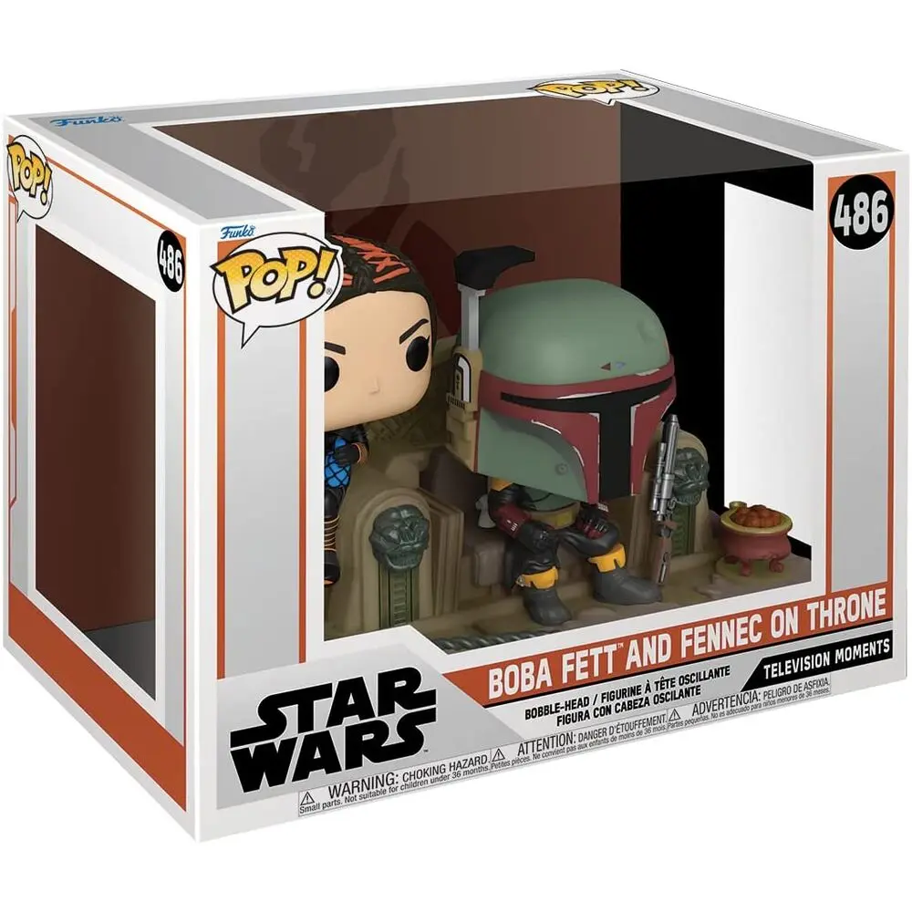 The Mandalorian POP Moment! Vinyl Figures 2-Pack Boba Fett & Fennec Shand 9 cm termékfotó