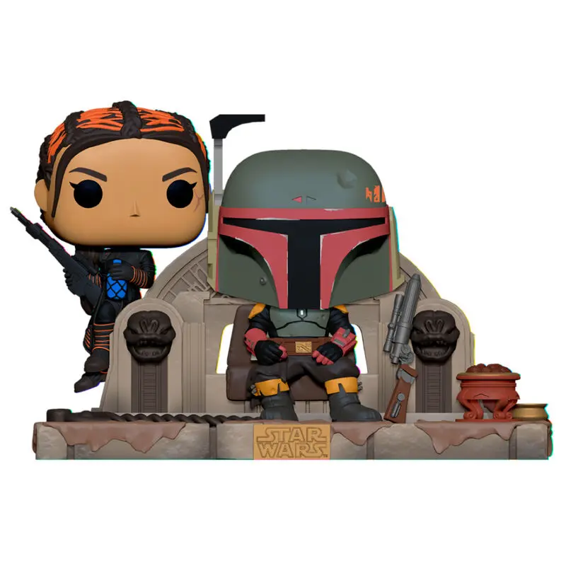 The Mandalorian POP Moment! Vinyl Figures 2-Pack Boba Fett & Fennec Shand 9 cm termékfotó