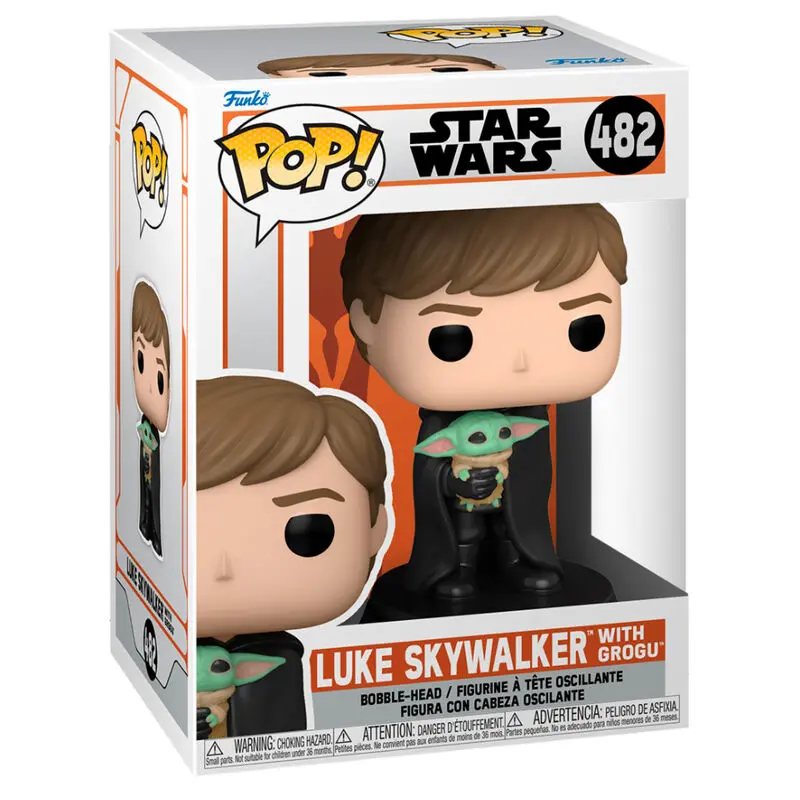 Star Wars The Mandalorian  POP! TV Vinyl Figure Luke with Child 9 cm termékfotó