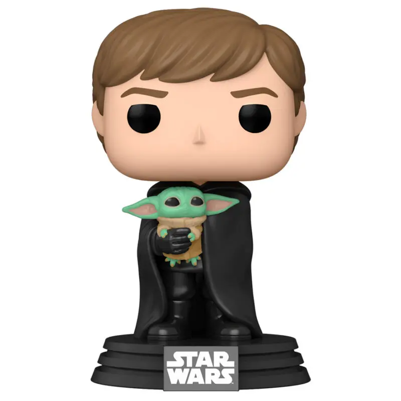 Star Wars The Mandalorian  POP! TV Vinyl Figure Luke with Child 9 cm termékfotó