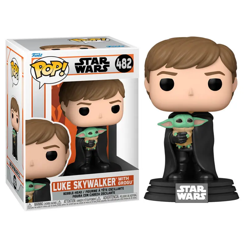 Star Wars The Mandalorian  POP! TV Vinyl Figure Luke with Child 9 cm termékfotó