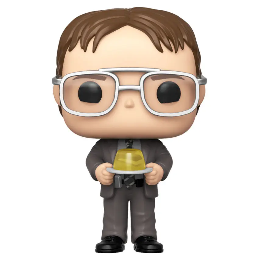 The Office US POP! TV Vinyl Figure Dwight w/Jello Stapler 9 cm product photo