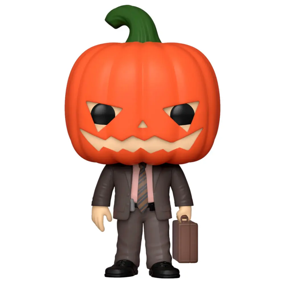 The Office US POP! TV Vinyl Figure Dwight w/Pumpkinhead 9 cm product photo