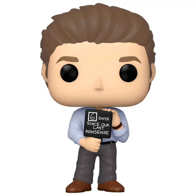 POP figure The Office Jim with Nonsense Sign product photo