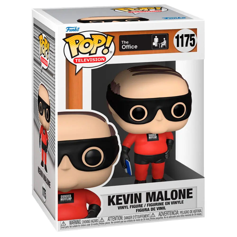 The Office US POP! TV Vinyl Figure Kevin as Dunder Mifflin Superhero 9 cm product photo