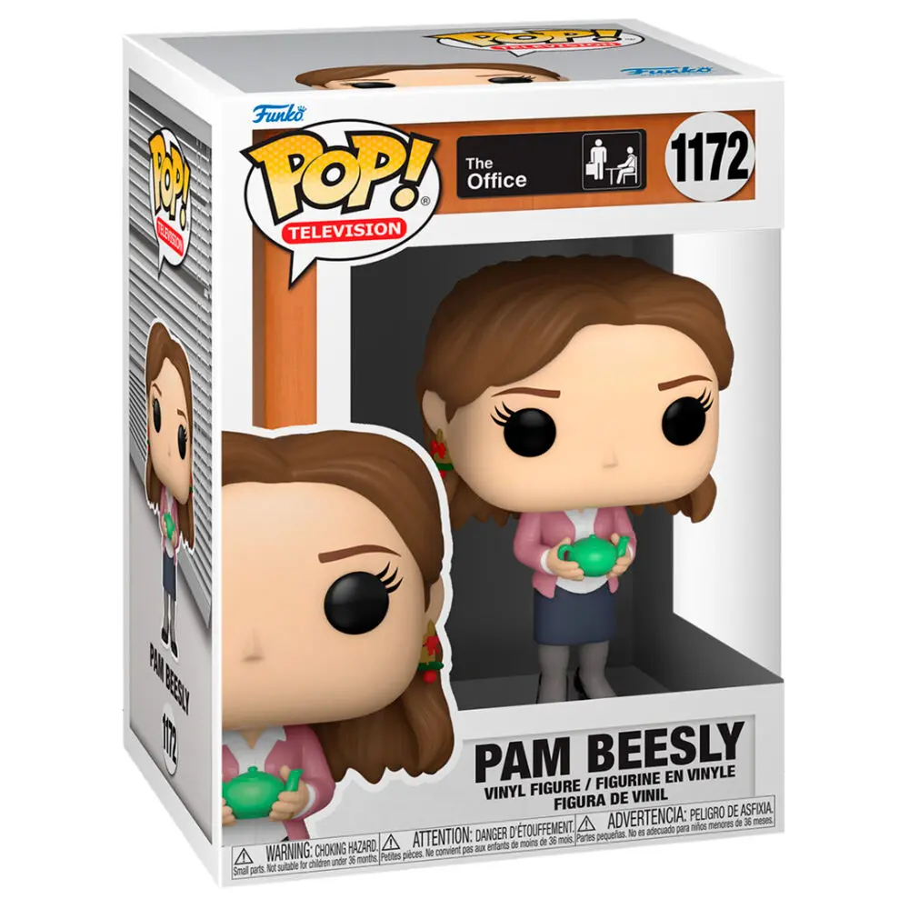The Office US POP! TV Vinyl Figure Pam w/Teapot &amp; Note 9 cm product photo