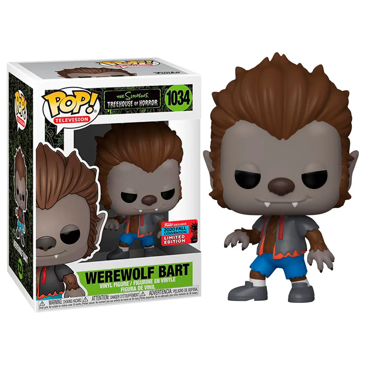 POP figure The Simpsons Werewolf Bart Exclusive product photo