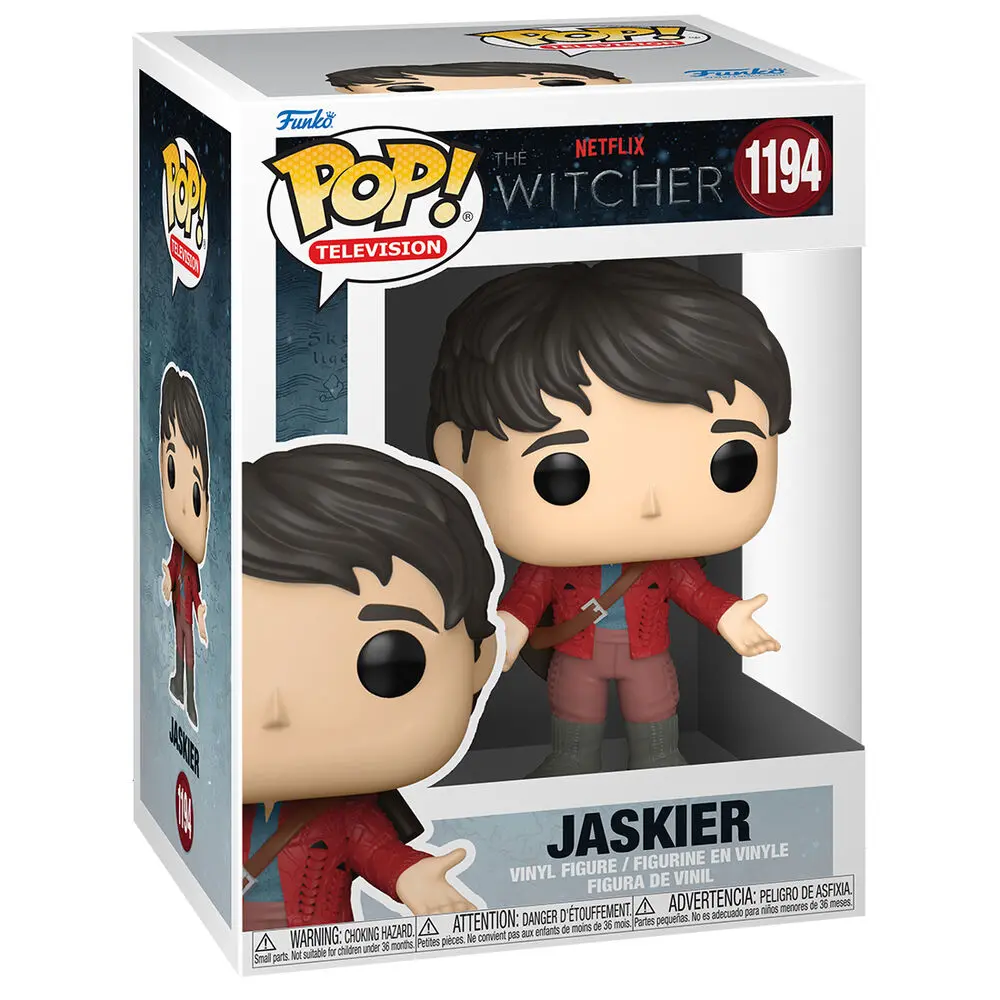 The Witcher POP! TV Vinyl Figure Jaskier (Red Outfit) 9 cm termékfotó