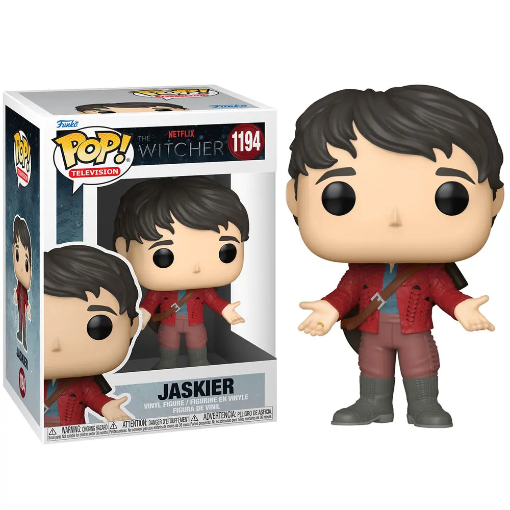 The Witcher POP! TV Vinyl Figure Jaskier (Red Outfit) 9 cm termékfotó