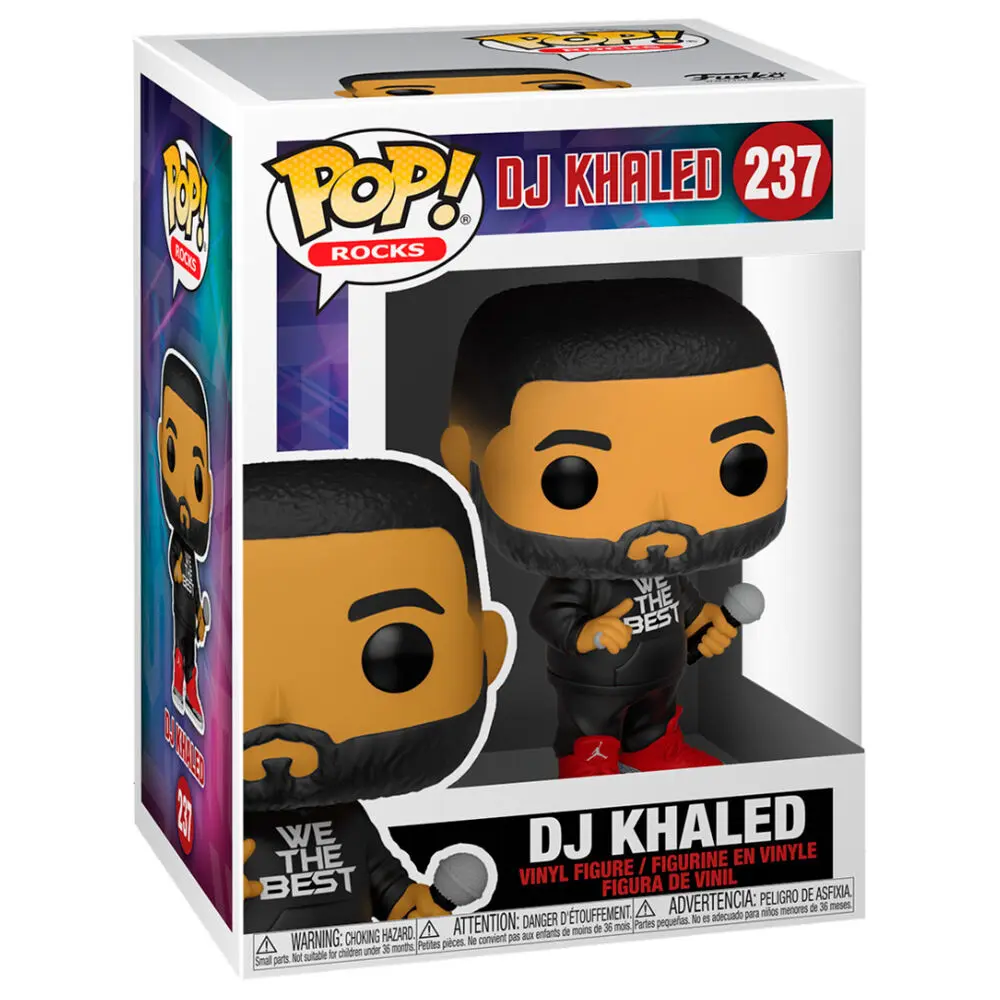 DJ Khaled POP! Rocks Vinyl Figure DJ Khaled 9 cm termékfotó