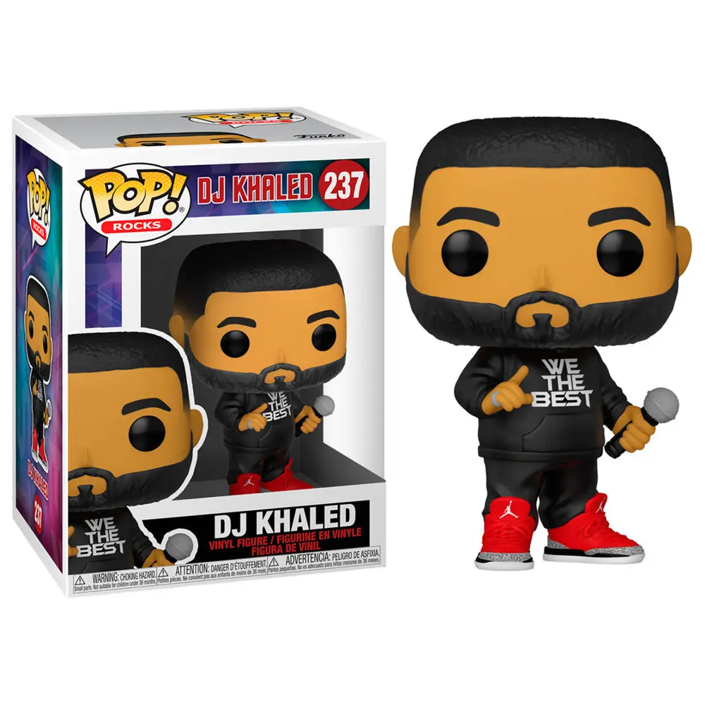 DJ Khaled POP! Rocks Vinyl Figure DJ Khaled 9 cm termékfotó