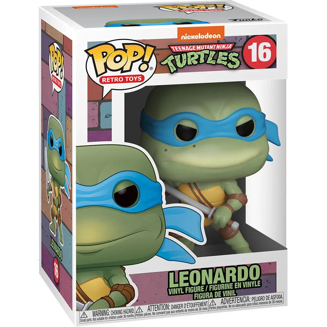 Teenage Mutant Ninja Turtles POP! Television Vinyl Figure Leonardo 9 cm termékfotó