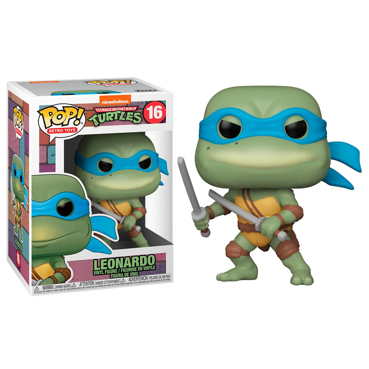 Teenage Mutant Ninja Turtles POP! Television Vinyl Figure Leonardo 9 cm termékfotó