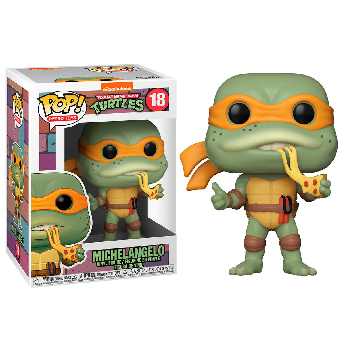 Teenage Mutant Ninja Turtles POP! Television Vinyl Figure Michelangelo 9 cm product photo