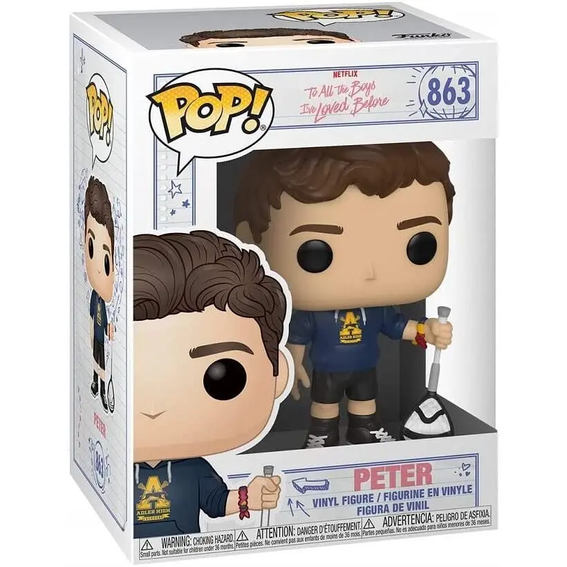 POP figure To All the Boys Peter with Scrunchie product photo