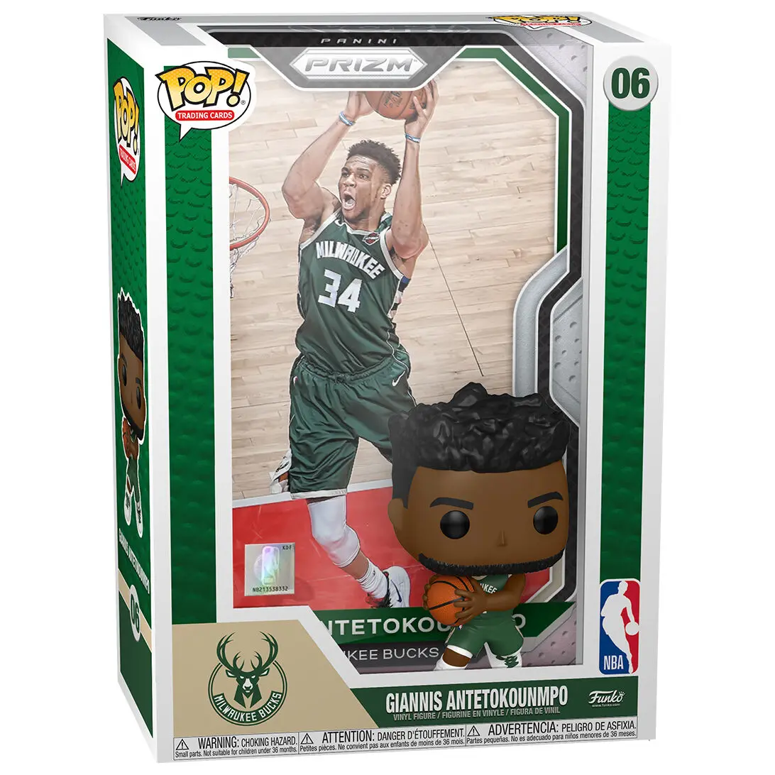 NBA Trading Card POP! Basketball Vinyl Figure Giannis Antetokounmpo 9 cm product photo