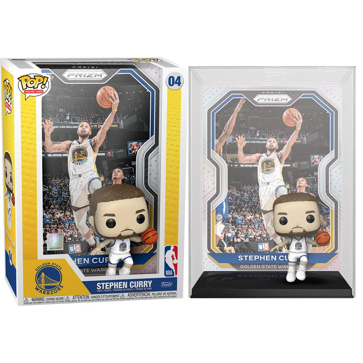 NBA Trading Card POP! Basketball Vinyl Figure Stephen Curry 9 cm product photo