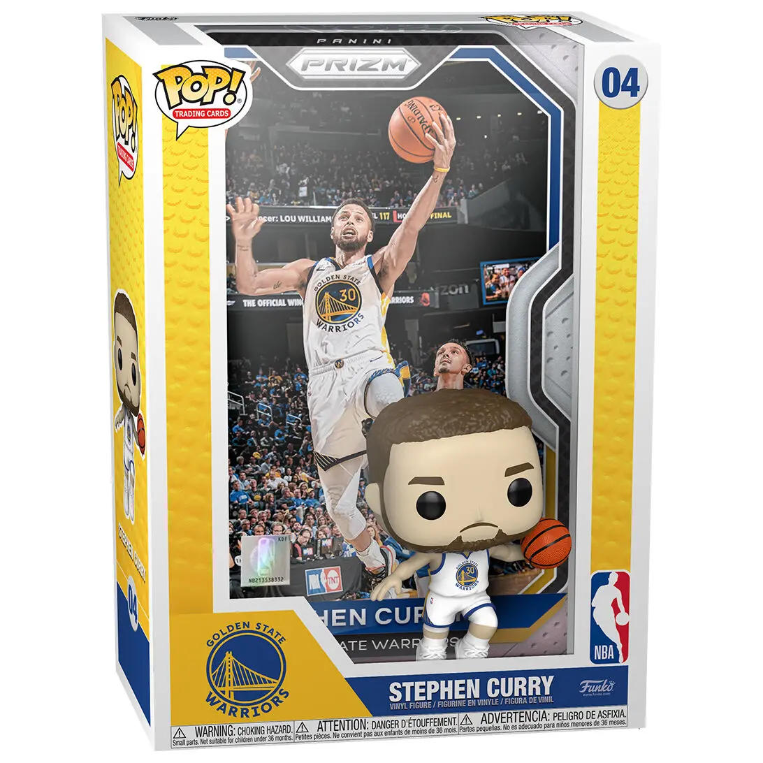 NBA Trading Card POP! Basketball Vinyl Figure Stephen Curry 9 cm product photo