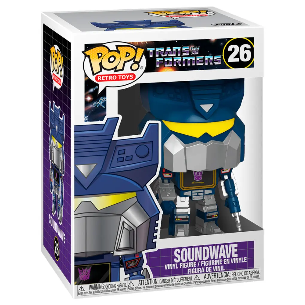 Transformers POP! Movies Vinyl Figure Soundwave 9 cm product photo