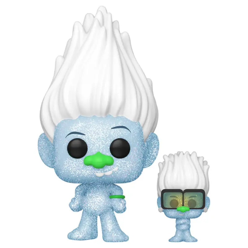 Trolls World Tour POP! Movies Vinyl Figure Hip Hop Guy (Diamond Glitter) w/ Tiny 9 cm product photo