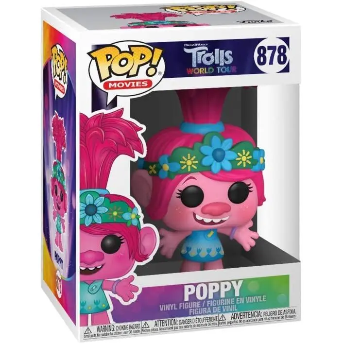 Trolls World Tour POP! Movies Vinyl Figure Poppy 9 cm product photo