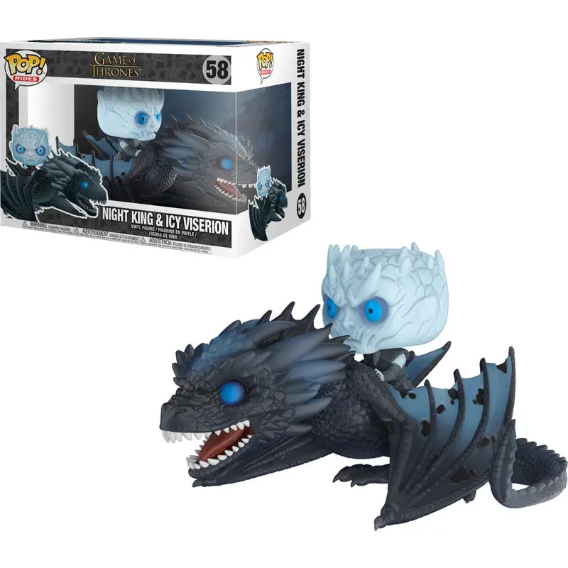 Game of Thrones POP! Rides Vinyl Figure Night King &amp; Viserion 15 cm product photo