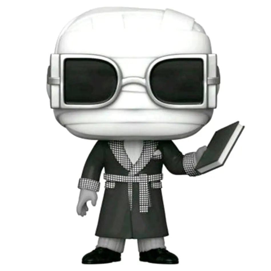 POP figure Universal Monsters Invisible Man Black and White Exclusive product photo