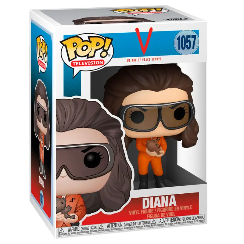 V POP! TV Vinyl Figure Diana in Glasses w/Rodent 9 cm product photo