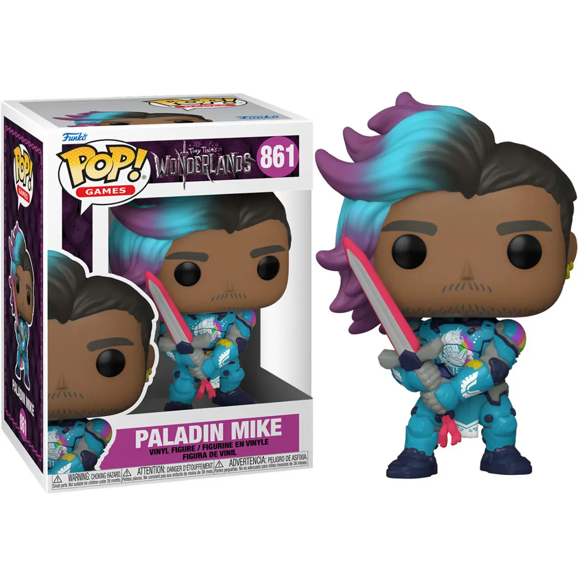 Tiny Tina's Wonderland POP! Games Vinyl Figure Paladin Mike 9 cm termékfotó