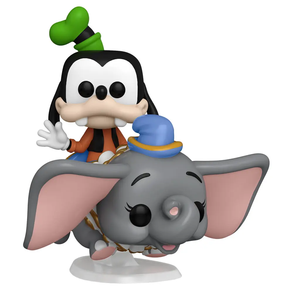 Walt Disney World 50th Anniversary POP! Rides Super Deluxe Vinyl Figure Dumbo w/Goofy 15 cm termékfotó