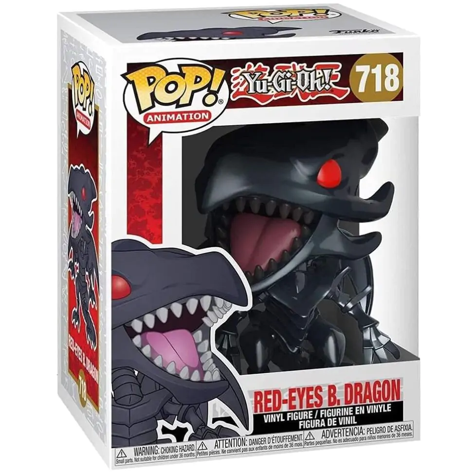 Yu-Gi-Oh! Pop! Animation Vinyl Figure Red-Eyes Black Dragon 9 cm product photo