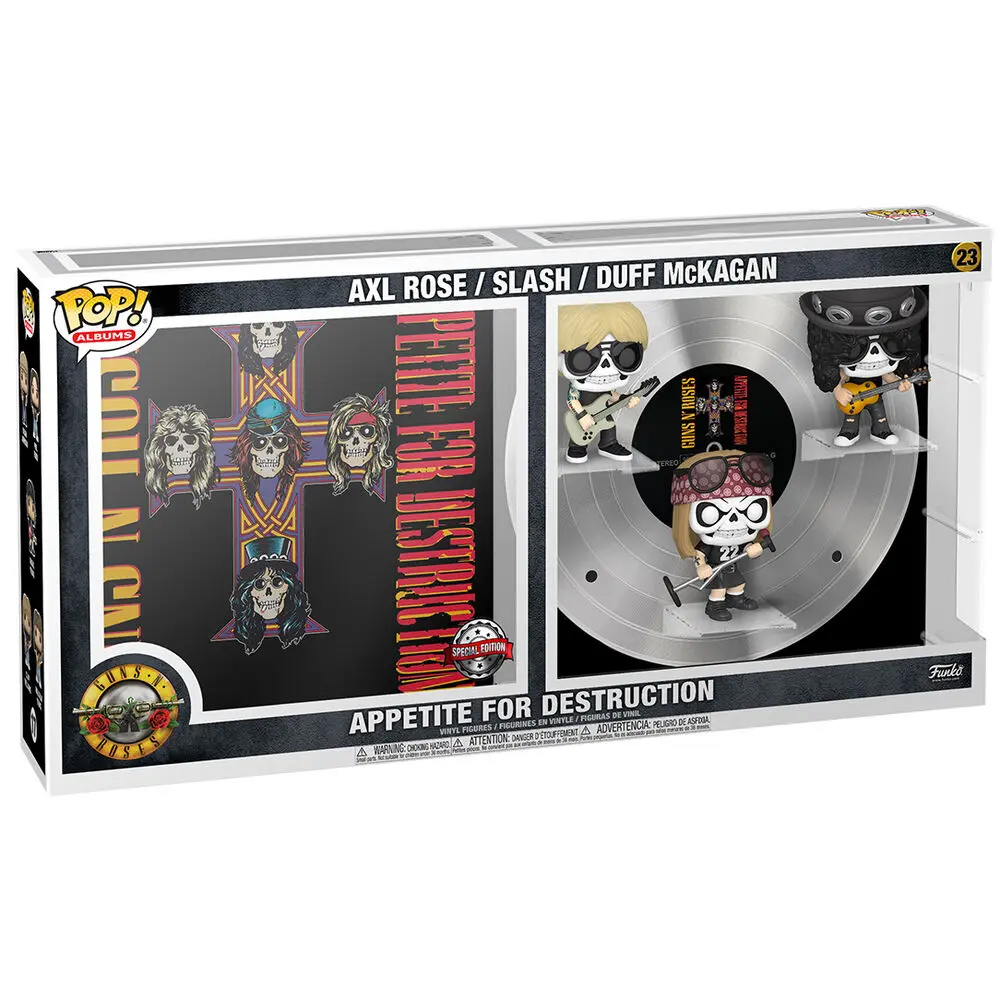 Guns n Roses POP! Albums Vinyl Figure 3-Pack Appetite For Destruction 9 cm product photo