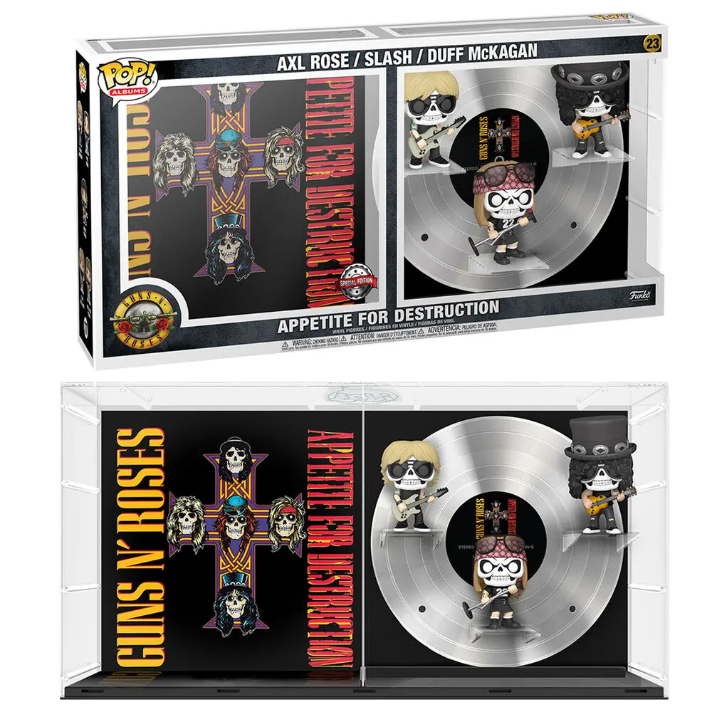 Guns n Roses POP! Albums Vinyl Figure 3-Pack Appetite For Destruction 9 cm product photo