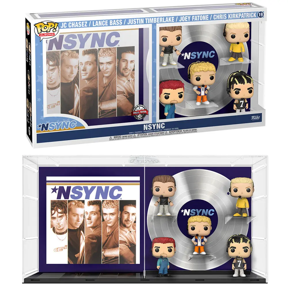 NSYNC POP! Albums Vinyl Figure 5-Pack NSYNC 9 cm termékfotó