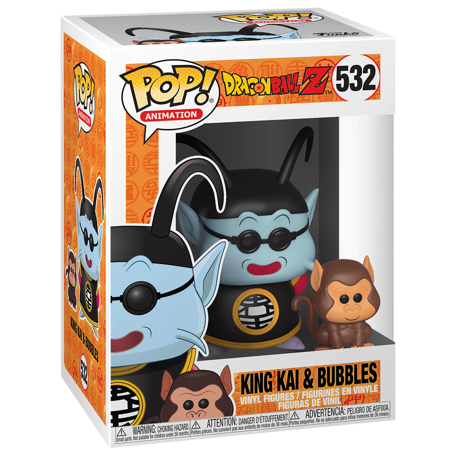 POP figure Dragon Ball Z King Kai & Bubbles product photo